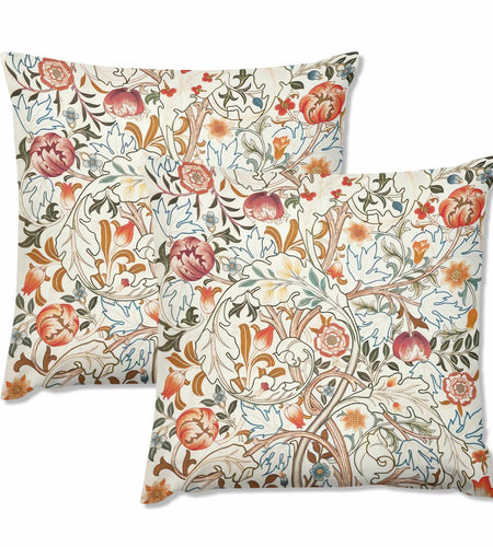 Yaemikoo William Morris Vintage Floral Throw Pillow Covers Set of 2 18x18