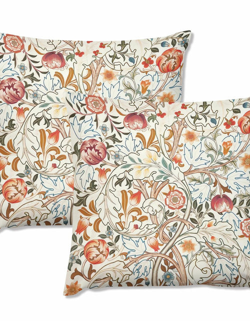 Load image into Gallery viewer, Yaemikoo William Morris Vintage Floral Throw Pillow Covers Set of 2 18x18

