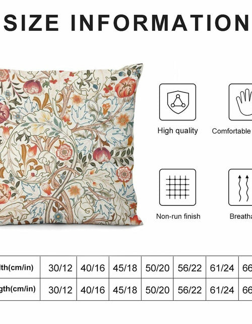 Load image into Gallery viewer, Yaemikoo William Morris Vintage Floral Throw Pillow Covers Set of 2 18x18
