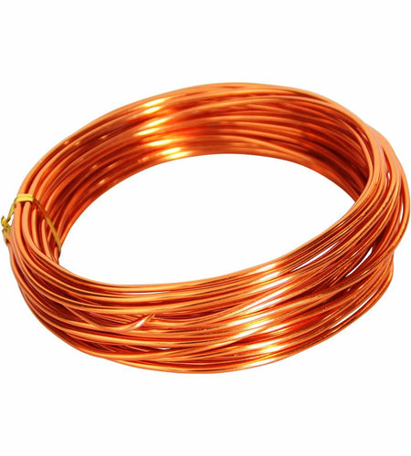 Chudeng Orange Aluminum Craft Wire 10 Gauge 2.5mm 32.8ft Sculpting Wire