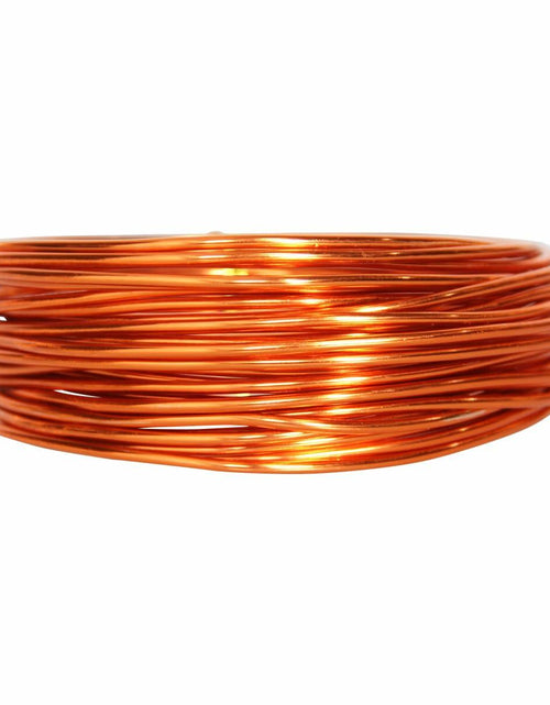 Load image into Gallery viewer, Chudeng Orange Aluminum Craft Wire 10 Gauge 2.5mm 32.8ft Sculpting Wire
