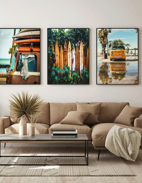 Load image into Gallery viewer, WYHLMTQ Bohemian Beach 3pcs Canvas Wall Art 12x16in Coastal Tropical
