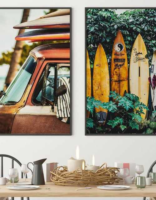 Load image into Gallery viewer, WYHLMTQ Bohemian Beach 3pcs Canvas Wall Art 12x16in Coastal Tropical
