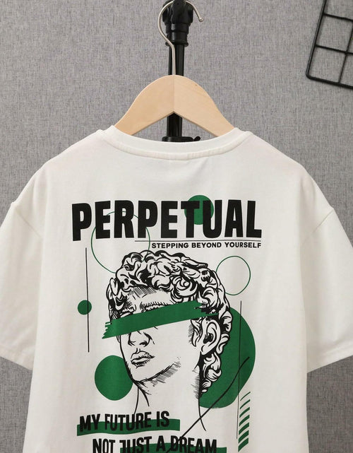Load image into Gallery viewer, SOLY HUX Boys Graphic Tee Short Sleeve Letter Print White Size 10Y
