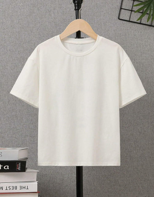 Load image into Gallery viewer, SOLY HUX Boys Graphic Tee Short Sleeve Letter Print White Size 10Y
