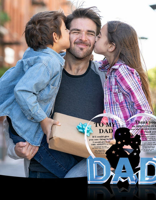 Load image into Gallery viewer, Fathers Day Gifts for Dad Plaque from Daughter - Ideal Birthday Christmas
