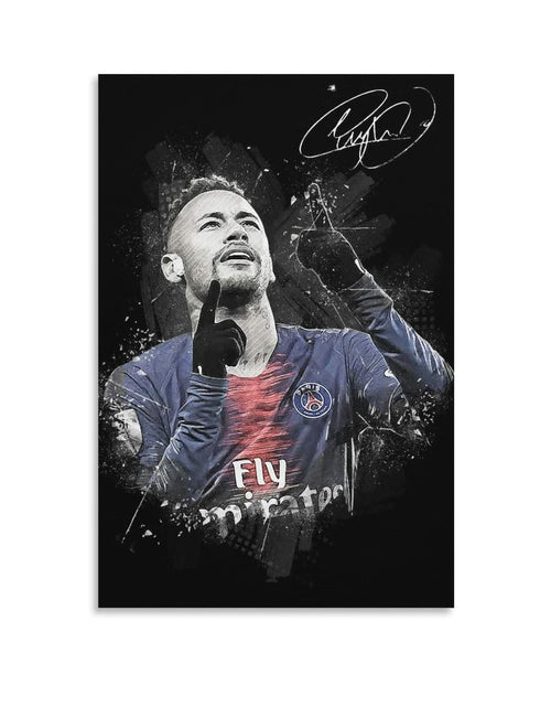 Load image into Gallery viewer, Generic Neymar Wall Art Canvas Print Poster 16x24inch Unframed
