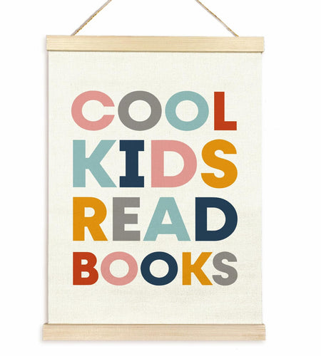TAEDIN Kids Book Poster Hanger Frame Wooden Colorful 12x16 Space Theme