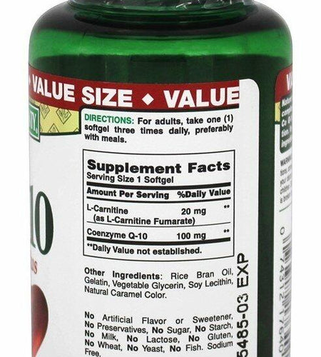 Nature's Bounty CoQ-10 Plus 100mg Softgels 60 Count