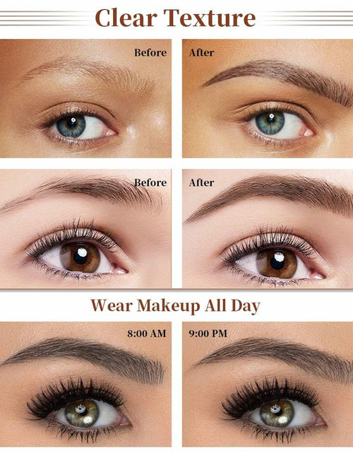 Load image into Gallery viewer, YIWANLLE 3D Microblading Eyebrow Tattoo Pencil Waterproof C-Black 1 Count

