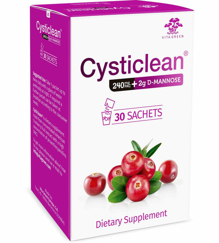 Cysticlean Cranberry PAC Supplement 240mg PAC Sugar-Free 30 Capsules