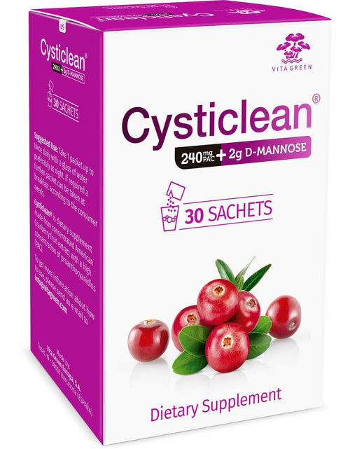 Load image into Gallery viewer, Cysticlean Cranberry PAC Supplement 240mg PAC Sugar-Free 30 Capsules
