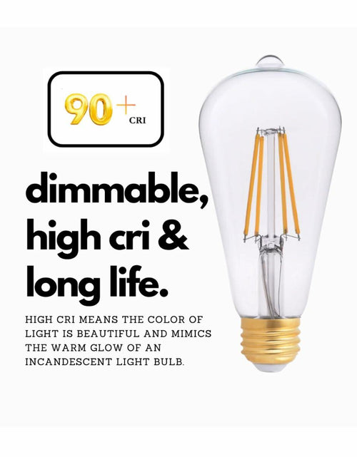 Load image into Gallery viewer, GoodBulb LED A19 5W 40W Replacement 2700K 500 Lumens High CRI 4 Pack
