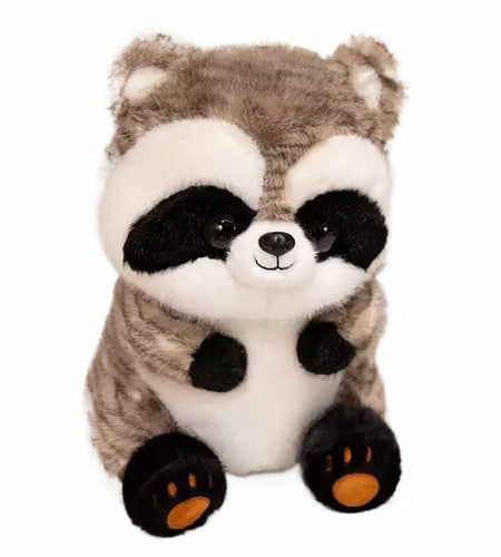 BIUBIULOVE Red Panda Stuffed Animal Plush Toy 10inch Raccoon Color