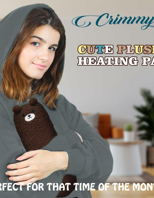 Load image into Gallery viewer, Crimmy USB Blue Bear Heating Pad for Period Cramps Pain Relief Car Travel
