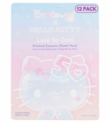 The Crème Shop Hello Kitty Look So Cool Essence Sheet Mask Pack of 12