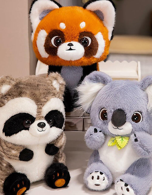 Load image into Gallery viewer, BIUBIULOVE Red Panda Stuffed Animal Plush Toy 10inch Raccoon Color
