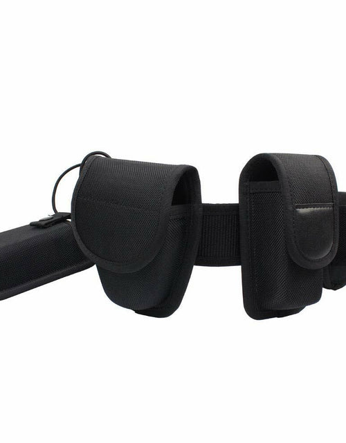 Load image into Gallery viewer, ROCOTACTICAL 5-in-1 Police Duty Web Belt Kit Black Medium 32-38"
