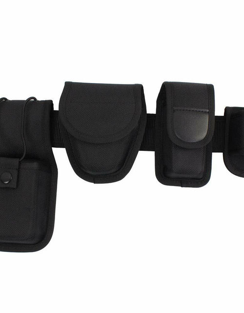Load image into Gallery viewer, ROCOTACTICAL 5-in-1 Police Duty Web Belt Kit Black Medium 32-38"
