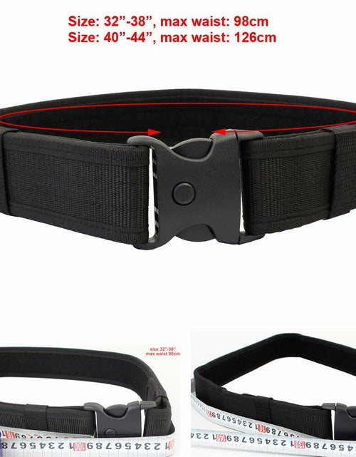 Load image into Gallery viewer, ROCOTACTICAL 5-in-1 Police Duty Web Belt Kit Black Medium 32-38"
