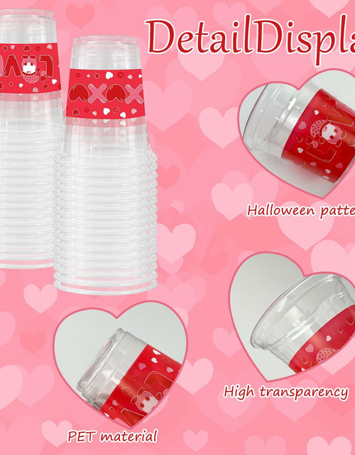 Load image into Gallery viewer, CIEOVO 50 Pack Witch Theme Party Cups 12oz Green Pink Disposable Plastic
