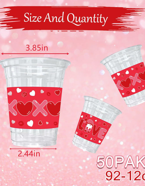 Load image into Gallery viewer, CIEOVO 50 Pack Witch Theme Party Cups 12oz Green Pink Disposable Plastic
