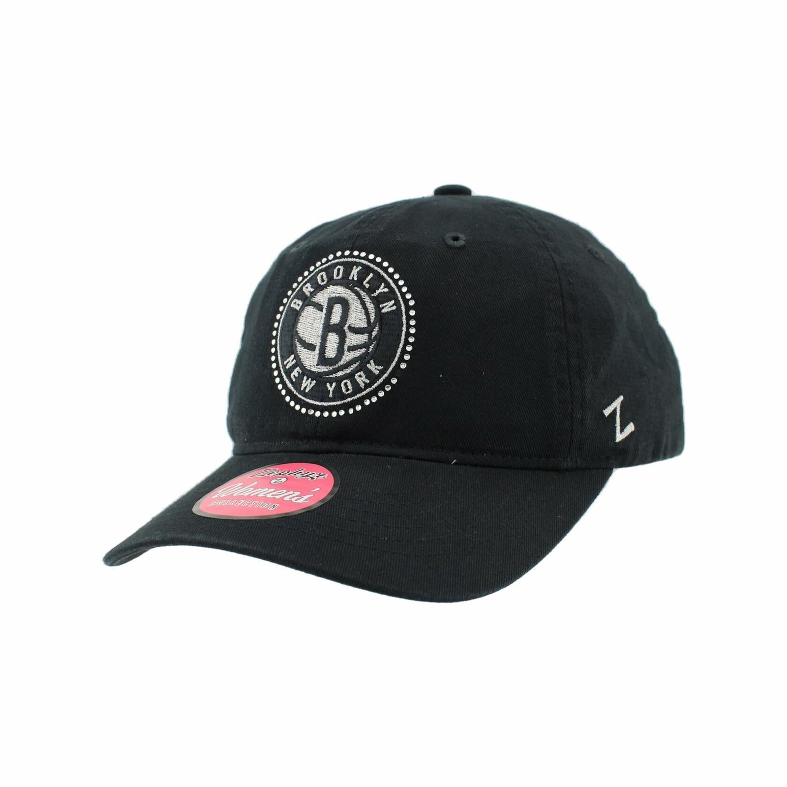 ZHATS Brooklyn Nets NBA Women's Adjustable Hat Sparkle Team Color Size One Size
