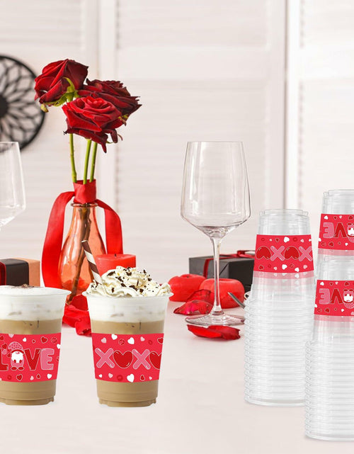Load image into Gallery viewer, CIEOVO 50 Pack Witch Theme Party Cups 12oz Green Pink Disposable Plastic
