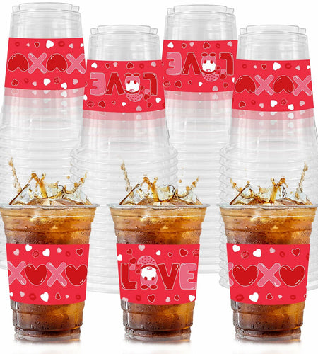 CIEOVO 50 Pack Witch Theme Party Cups 12oz Green Pink Disposable Plastic