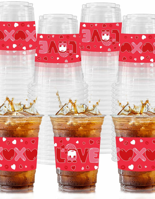 Load image into Gallery viewer, CIEOVO 50 Pack Witch Theme Party Cups 12oz Green Pink Disposable Plastic
