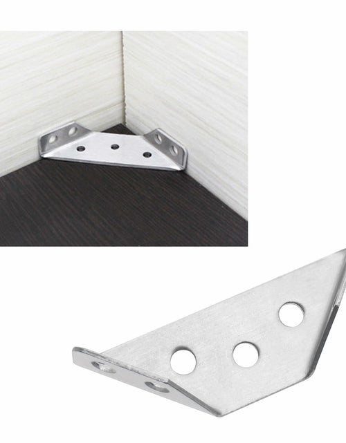Load image into Gallery viewer, GWYAN 12 Pcs Stainless Steel Furniture Corner Connectors with Screws
