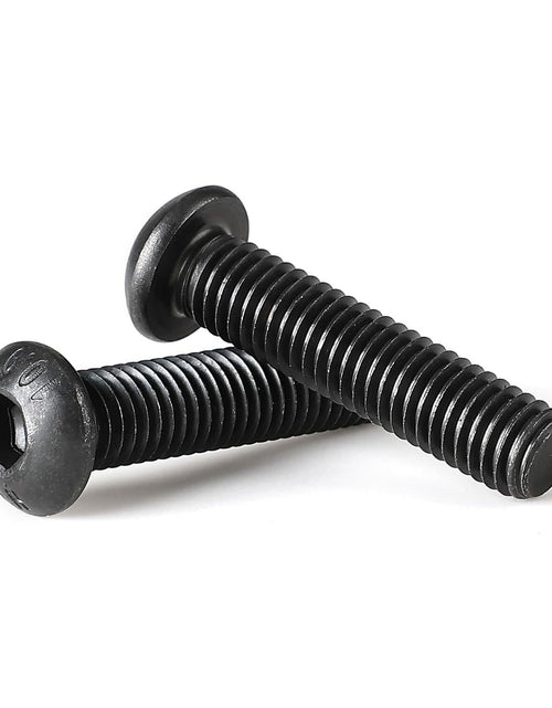 Load image into Gallery viewer, NIULUNBAO M8-1.25x45mm Button Head Socket Cap Screws Black Oxide 10pcs
