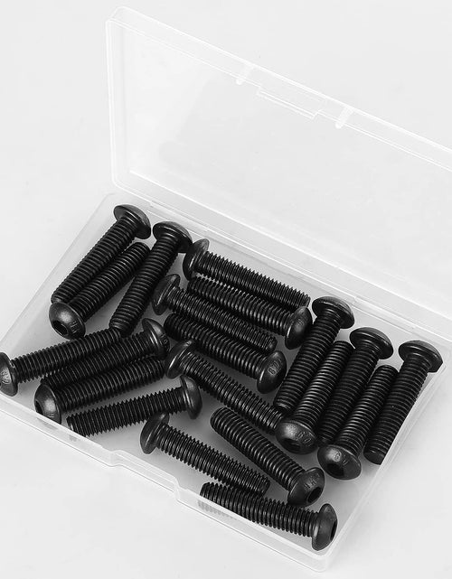 Load image into Gallery viewer, NIULUNBAO M8-1.25x45mm Button Head Socket Cap Screws Black Oxide 10pcs

