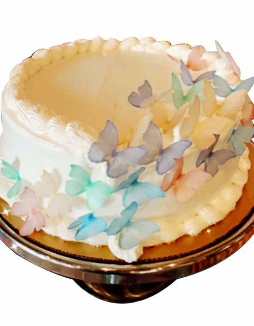 Load image into Gallery viewer, CHOCKACAKE Edible Butterflies Cake Toppers Set of 24 1.77in Multi-Color Paper
