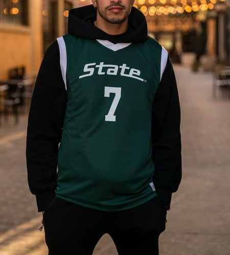 Genuine Collective Michigan State Spartans Women's Basketball Green Large