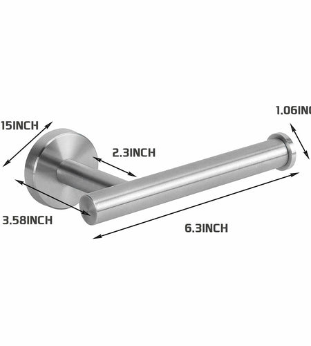 Voraus SUS304 Stainless Steel Toilet Paper Holder Wall Mount 2