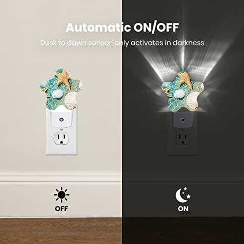 Load image into Gallery viewer, Caifujiqi Night Light Plug-in Dusk to Dawn Sensor White LED Energy Efficient
