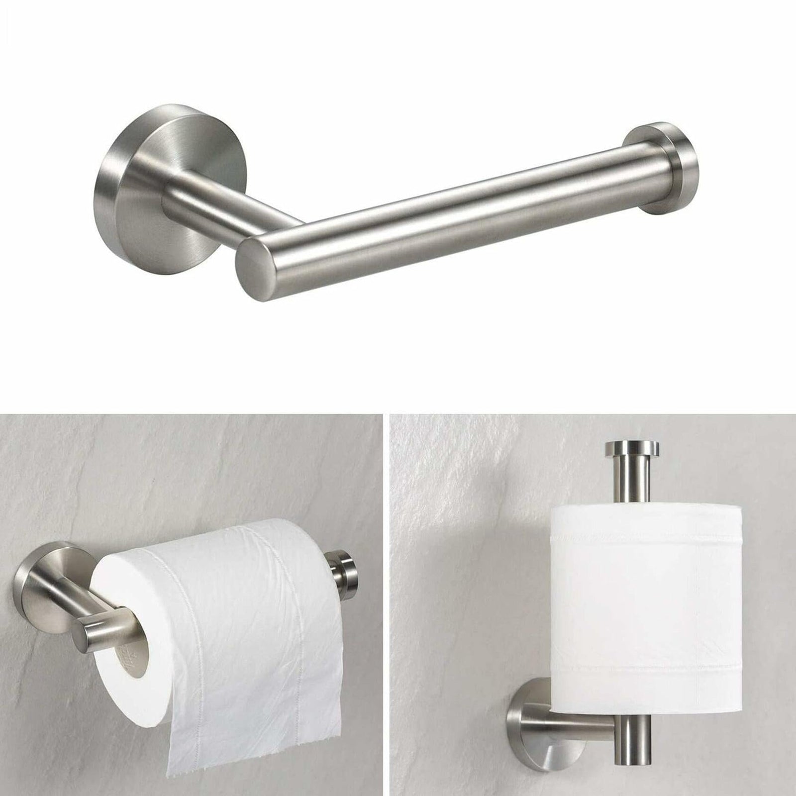 Voraus SUS304 Stainless Steel Toilet Paper Holder Wall Mount 2