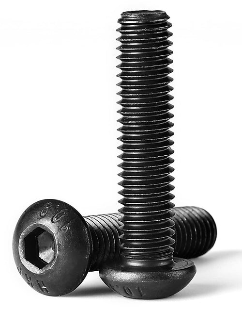 Load image into Gallery viewer, NIULUNBAO M8-1.25x45mm Button Head Socket Cap Screws Black Oxide 10pcs
