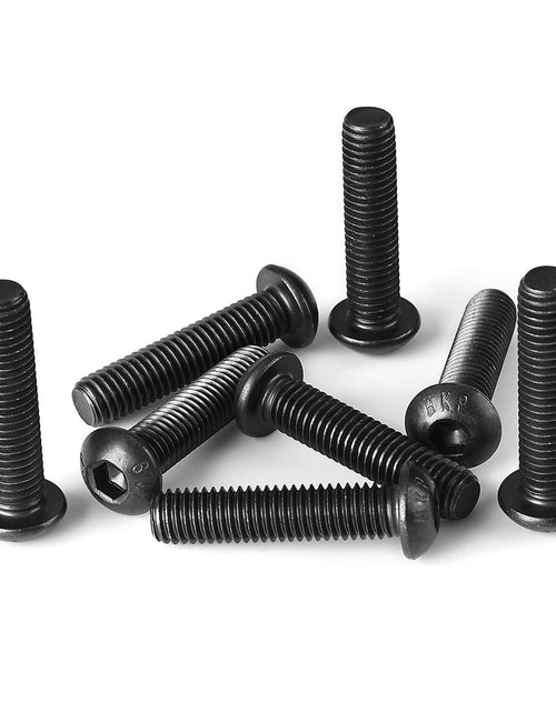 Load image into Gallery viewer, NIULUNBAO M8-1.25x45mm Button Head Socket Cap Screws Black Oxide 10pcs

