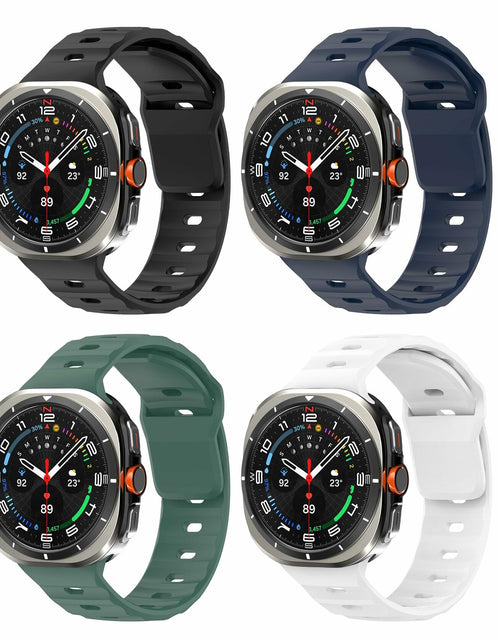 Load image into Gallery viewer, Seltureone 4 Pack Silicone Sport Bands for Galaxy Watch Ultra 47mm
