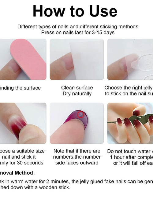 Load image into Gallery viewer, SHANRUN Pink Press On Nails Short Square Silver French 24 Pcs
