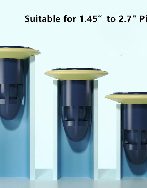 Load image into Gallery viewer, NILSTOREY Shower Floor Drain Backflow Preventer Valve Blue 2Pack ABS
