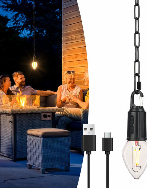 Load image into Gallery viewer, Brighfivey Rechargeable LED Gazebo Light Waterproof Hanging Candle Shape 1 Pack
