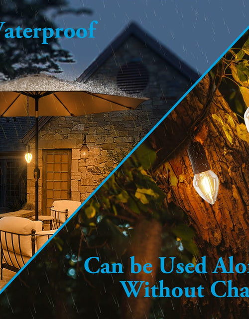 Load image into Gallery viewer, Brighfivey Rechargeable LED Gazebo Light Waterproof Hanging Candle Shape 1 Pack
