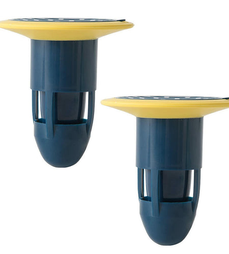NILSTOREY Shower Floor Drain Backflow Preventer Valve Blue 2Pack ABS