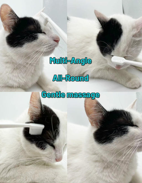Load image into Gallery viewer, E.M&amp;S.T Emmeliestella Cat Head Brush Silicone Bristles 2PCS Gentle Clean
