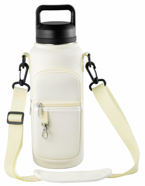 Load image into Gallery viewer, RRegeny Water Bottle Holder Strap for Hydroflask 32oz 40oz Cream Polyester
