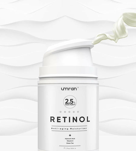 Umran Retinol Anti-Aging Cream 2.5% Hyaluronic Acid Vitamin E 50ml Face Eye