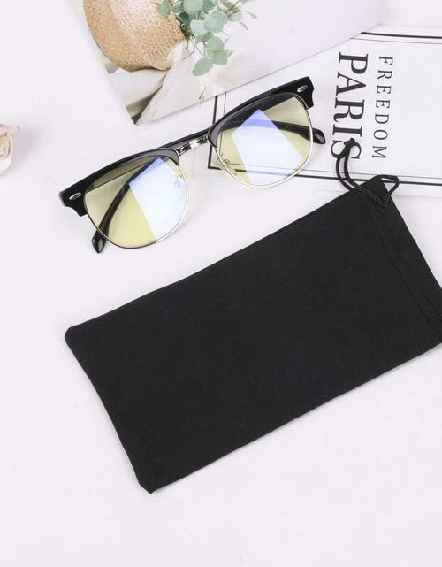 Load image into Gallery viewer, Eluckya 4PCS Microfiber Soft Eyeglass Sunglasses Pouch Drawstring White Grey
